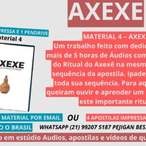 MATERIAL 4 – AXEXE Áudios e Apostila na mesma sequencia e Ordem