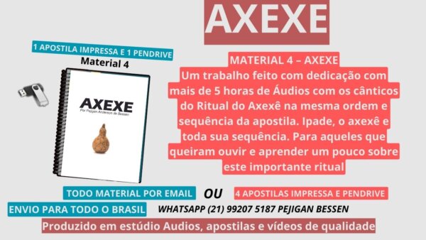 MATERIAL 4 – AXEXE Áudios e Apostila na mesma sequencia e Ordem